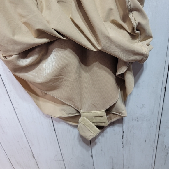 Maidenform Wear Your Own Bra Slip Firm Control Cool Comfort Beige Size 2XL #2541 - Picture 10 of 11